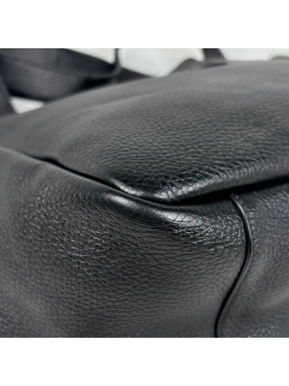 Saint Laurent le Cassette Bear Tote Bag Leather Black